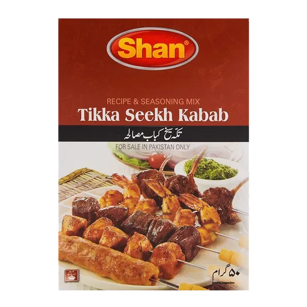 Shan Tikka Seekh Kabab Masala — 50g (Pack of 6)