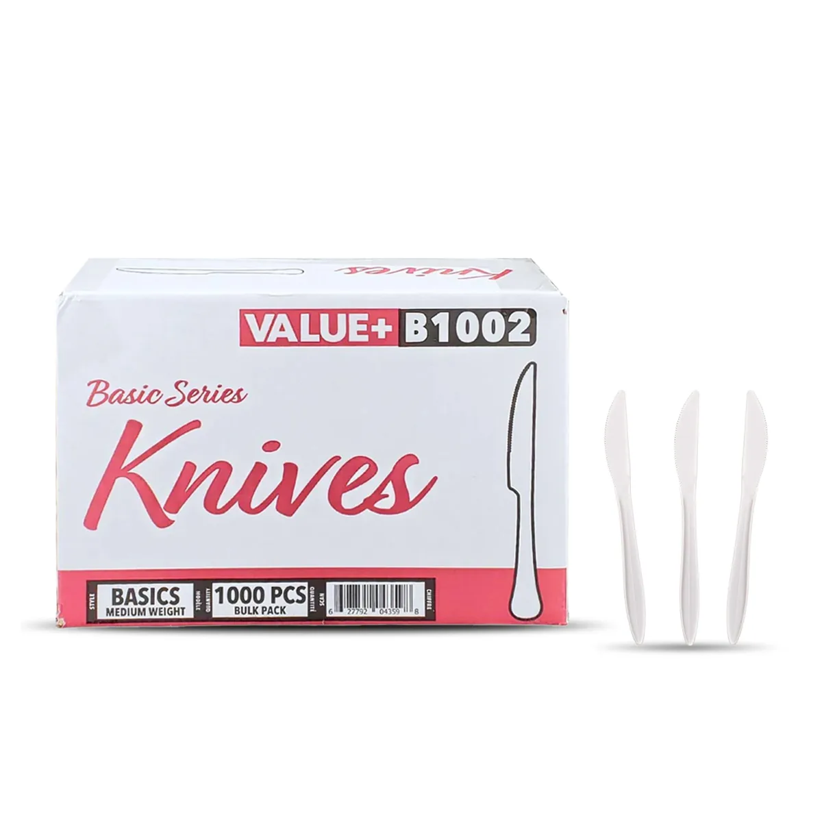 Value+ plastic knife/1000pc — Knife