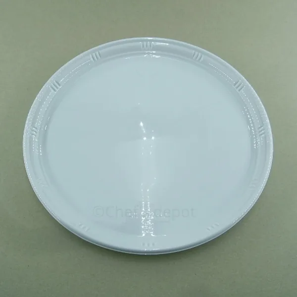12in Round White Platter Tray — 142-12W 50/CS