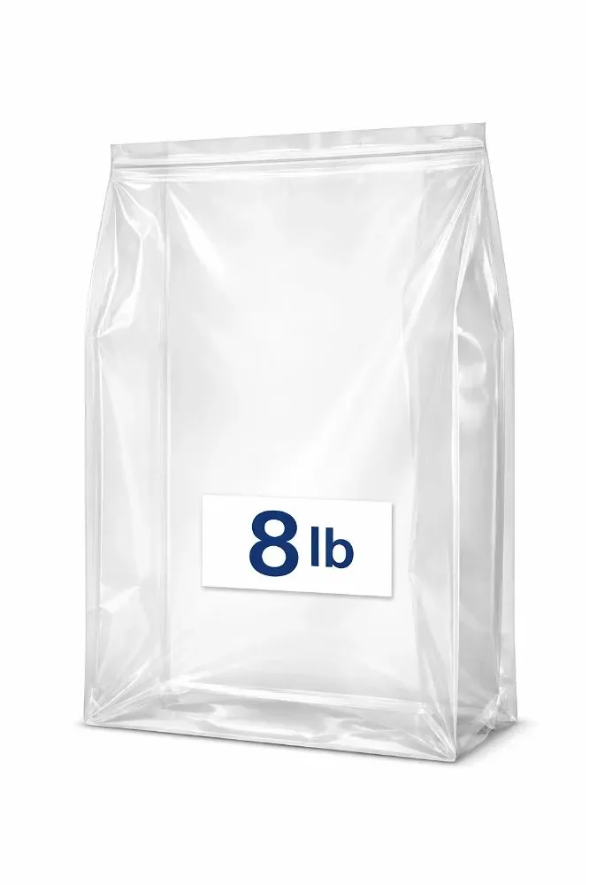 SideGusetted Polybag Clear 8lb — 500pcs/box