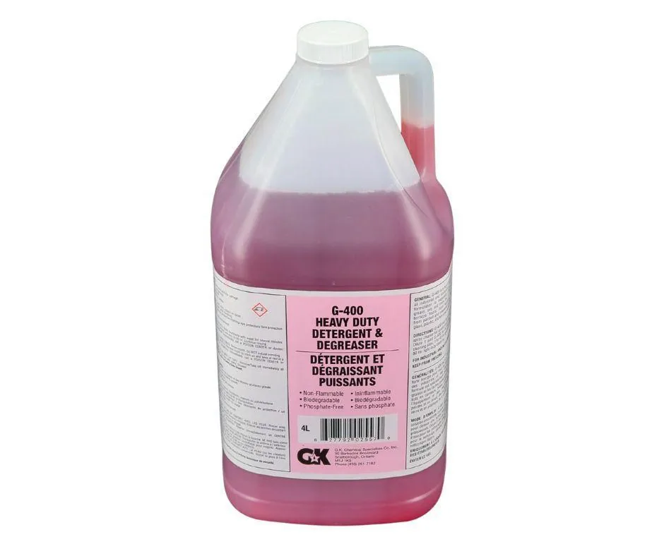 G-400 Heavy Duty Detergent — Detergent & Degreeser